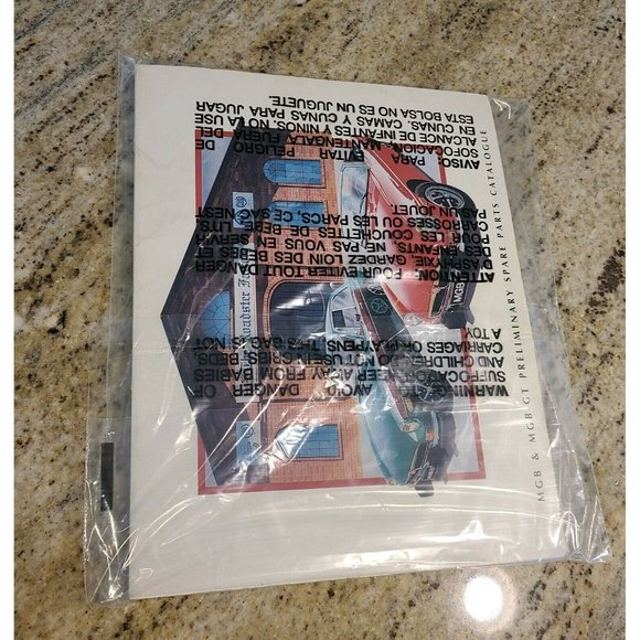 1992 MGB/MGB-GT Preliminary Spare Parts Catalogue from The Roadster Factory - Picture 11 of 11